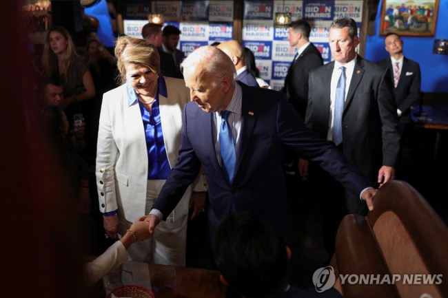 미국 민주당 대선 후보인 조 바이든 대통령