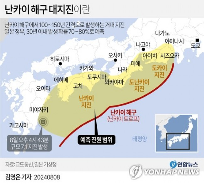 [그래픽] 난카이 해구 대지진이란