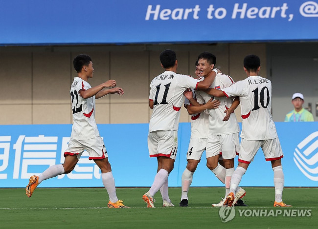 2022 항저우 아시안게임 당시 북한 축구대표팀