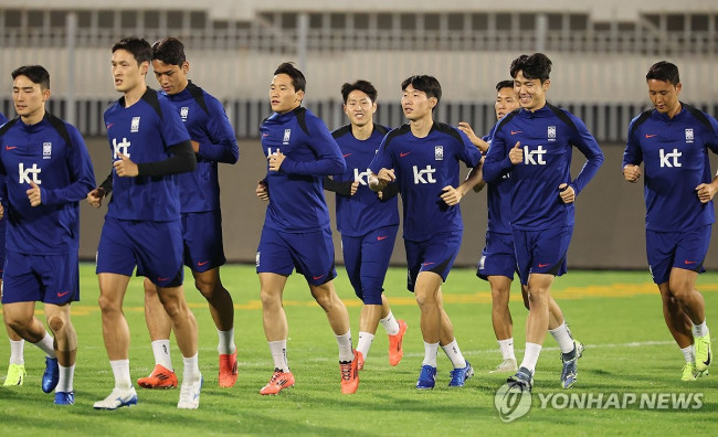 해외파 합류한 축구 대표팀