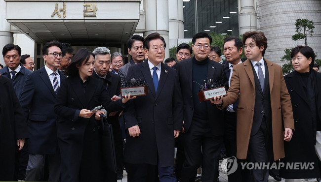 이재명 대표, '위증교사' 1심 선고공판 무죄