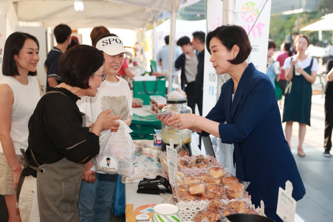 9월 동행축제 청계광장 찾은 오영주 장관