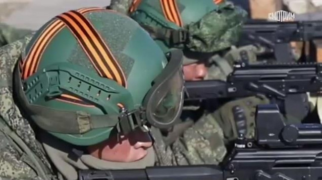 러 쿠르스크 전투 훈련하는 북한군