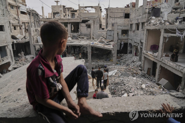 폐허 된 가자지구