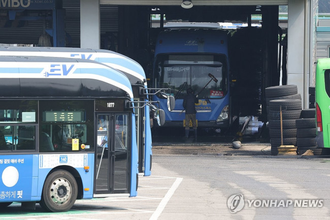 파업 앞둔 서울 시내버스