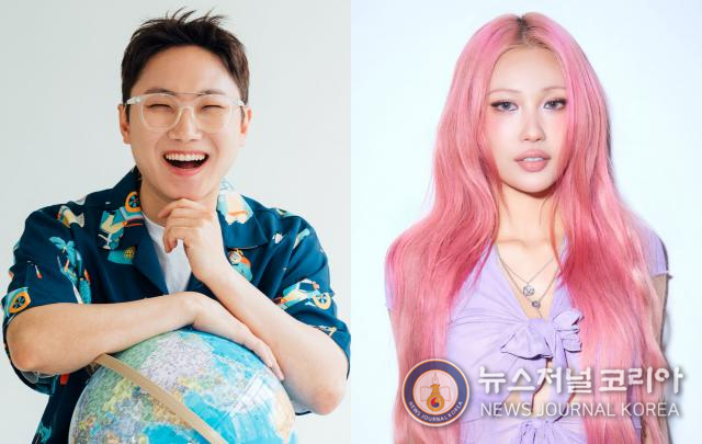 대한민국 대표 광고모델 인플루언서 부문 수상자 ‘빠니보틀’과 ‘이사배’(제공=피제이에이치미디어, 아이스크리에이티브)