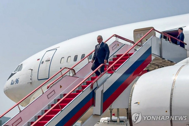 평양 방문한 세르게이 쇼이구 러시아 국가안보회의 서기