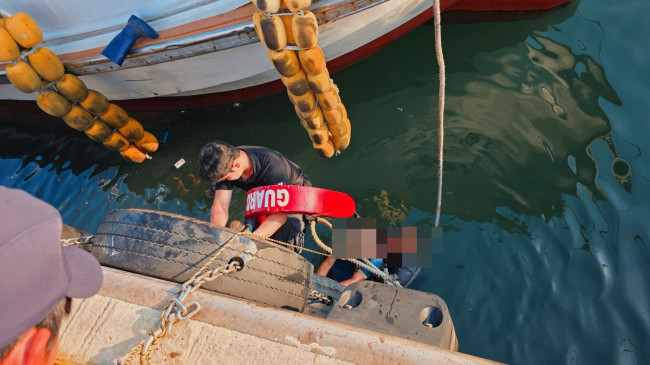 성산항 익수자 구조