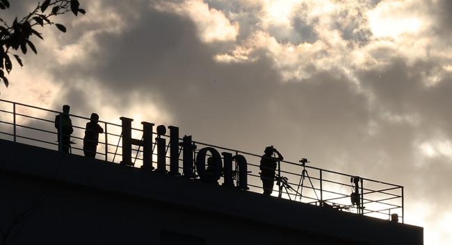 경주 힐튼 호텔 옥상 저격수