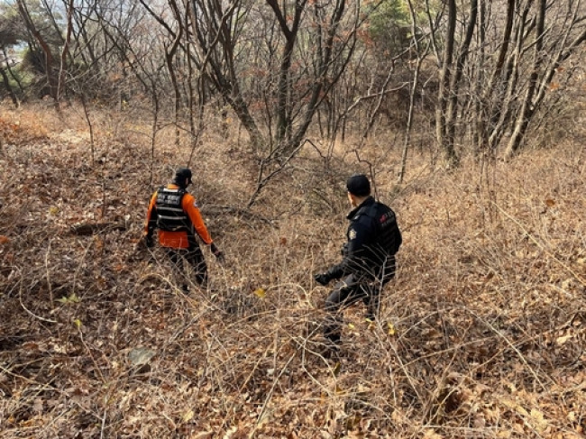 수색 중인 소방당국